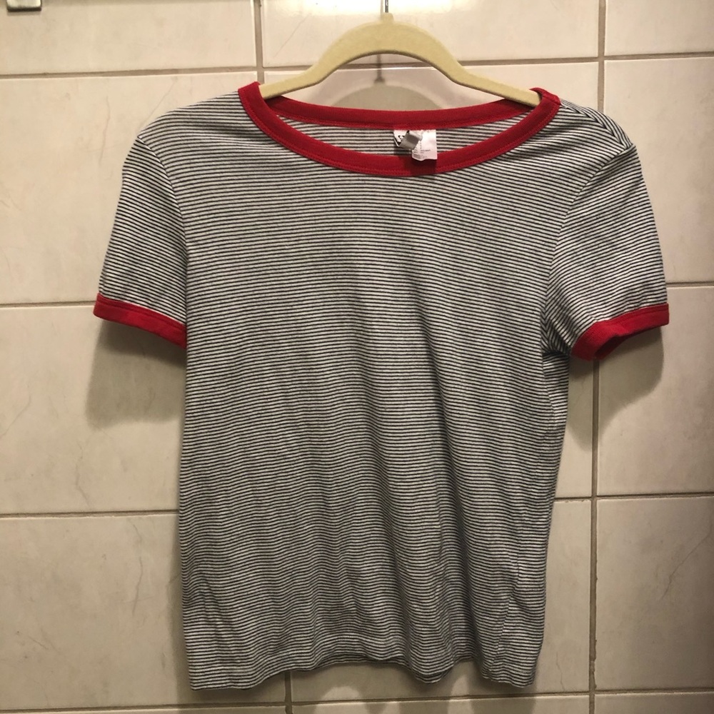 Striped Ringer Tee